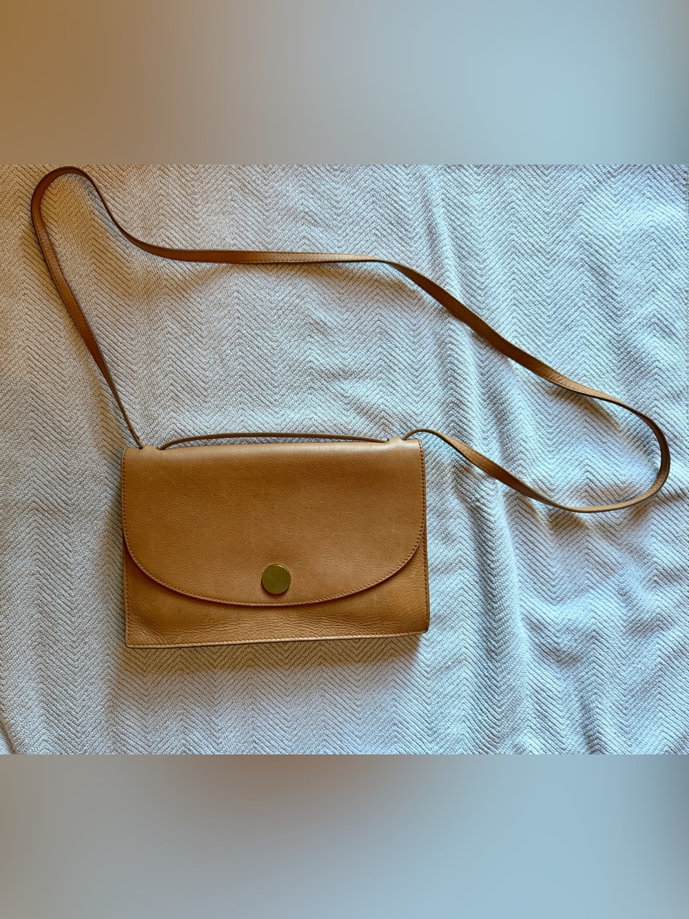 Madewell Tan Leather Crossbody, Like New